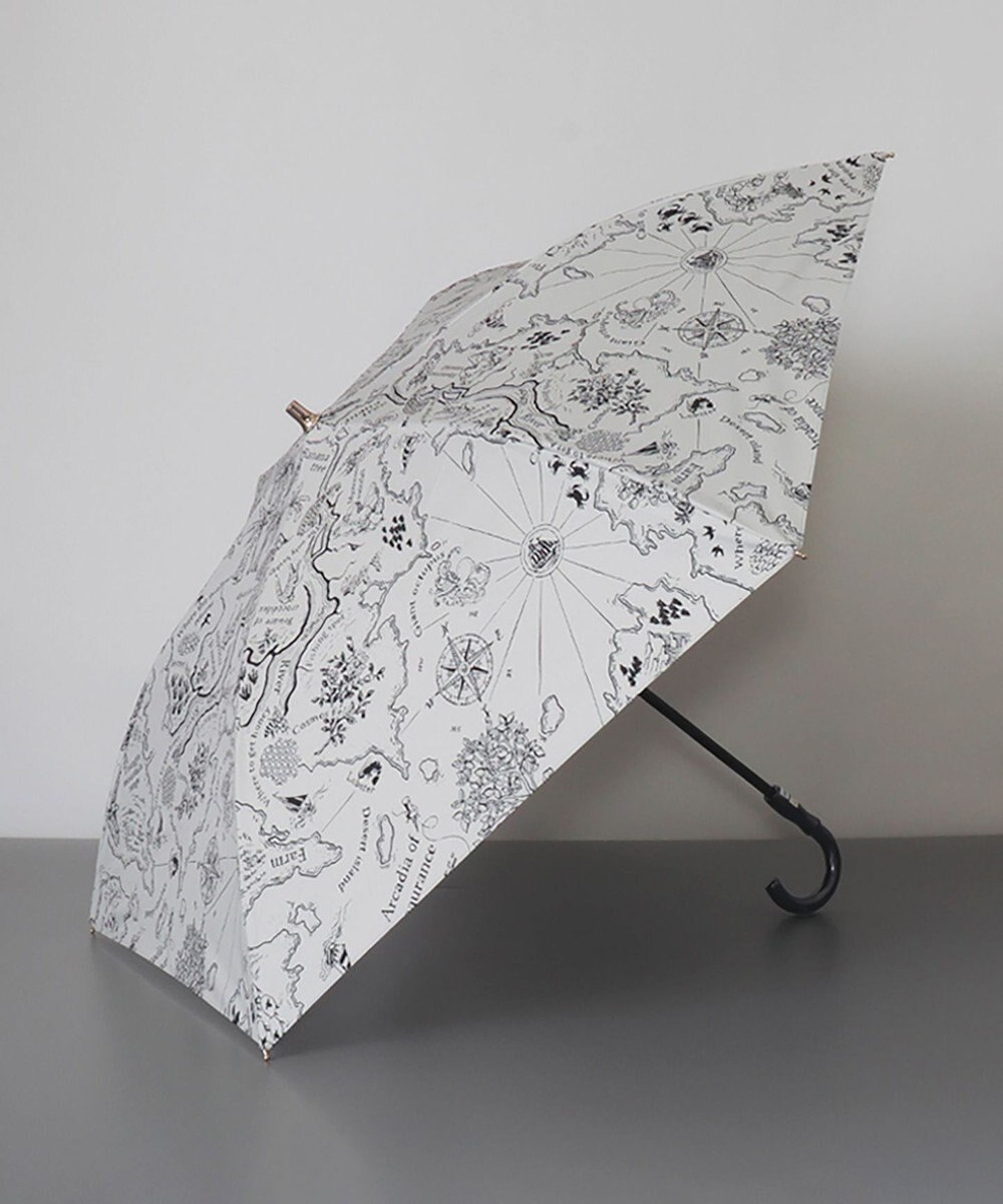 AURORA Beaurance （ビューランス）プリント晴雨兼用傘（2段折り畳み・トップフラット） 