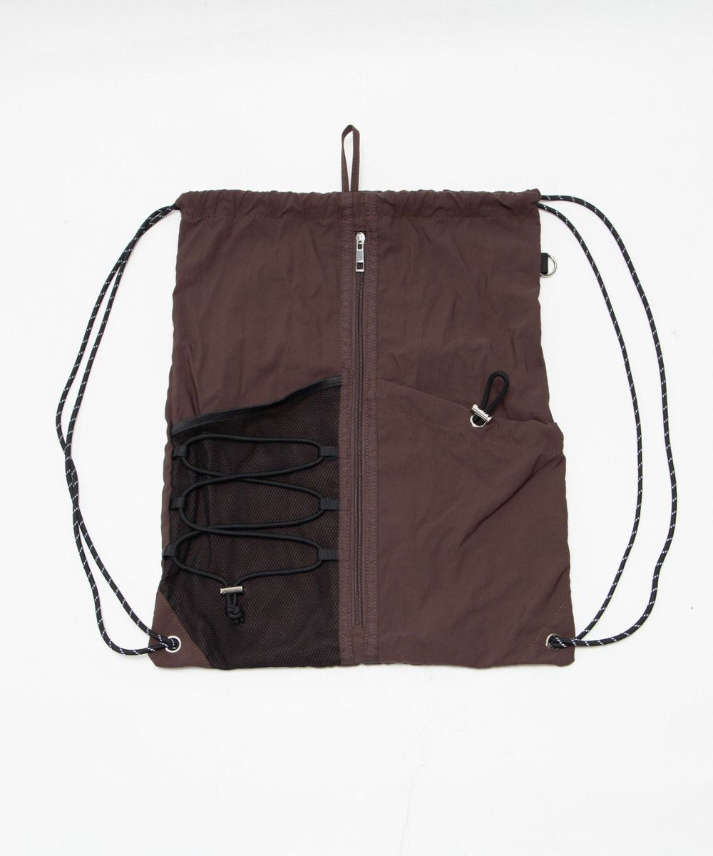 WEGO 【ユニセックス着用ITEM】センターzipナップサック 