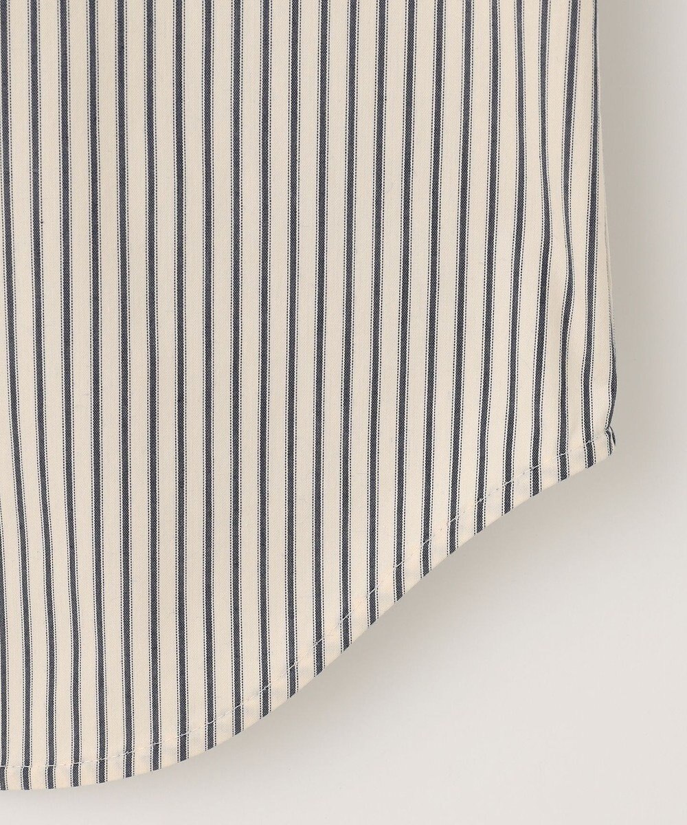 組曲 S コンパクトシャーティング フレア袖シャツ 