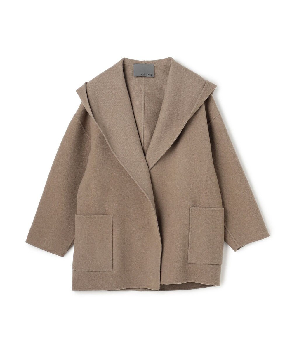 uncrave メルトンリバー フーデットコート 