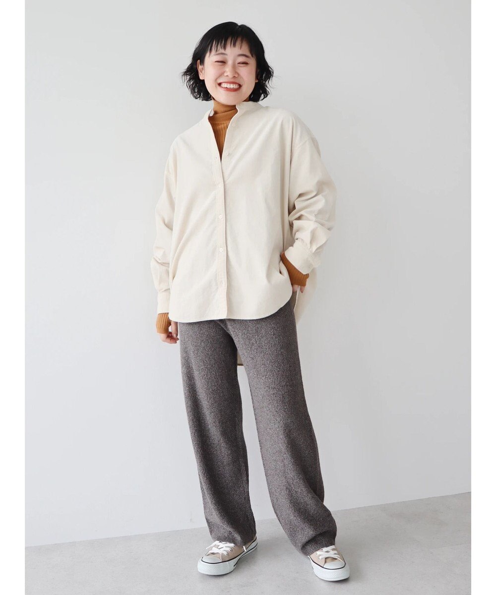 CRAFT STANDARD BOUTIQUE コーデュロイバンドカラーシャツ 