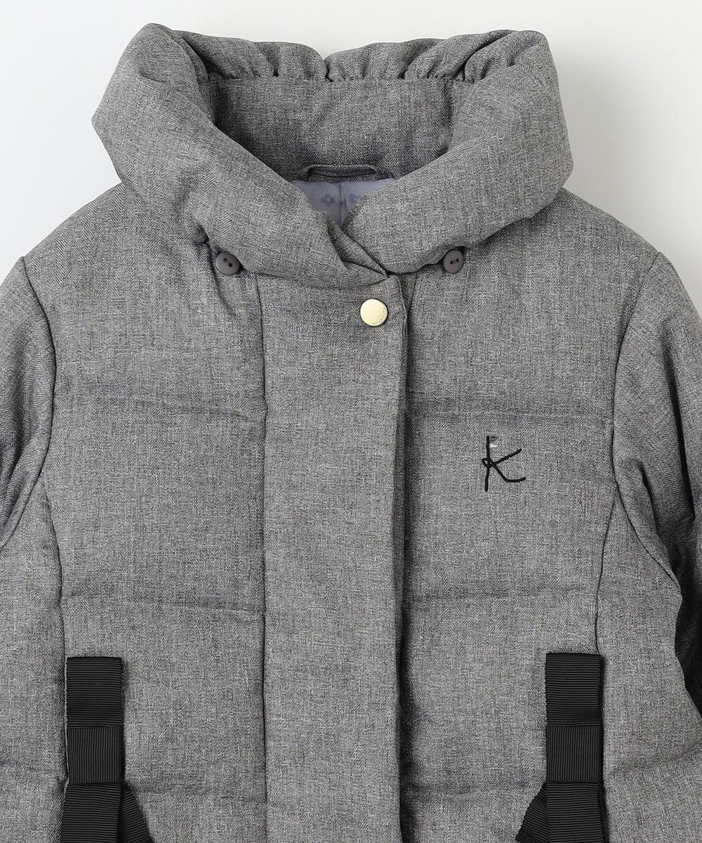 組曲 KIDS 【150-170cm】ウールライク ダウンコート 