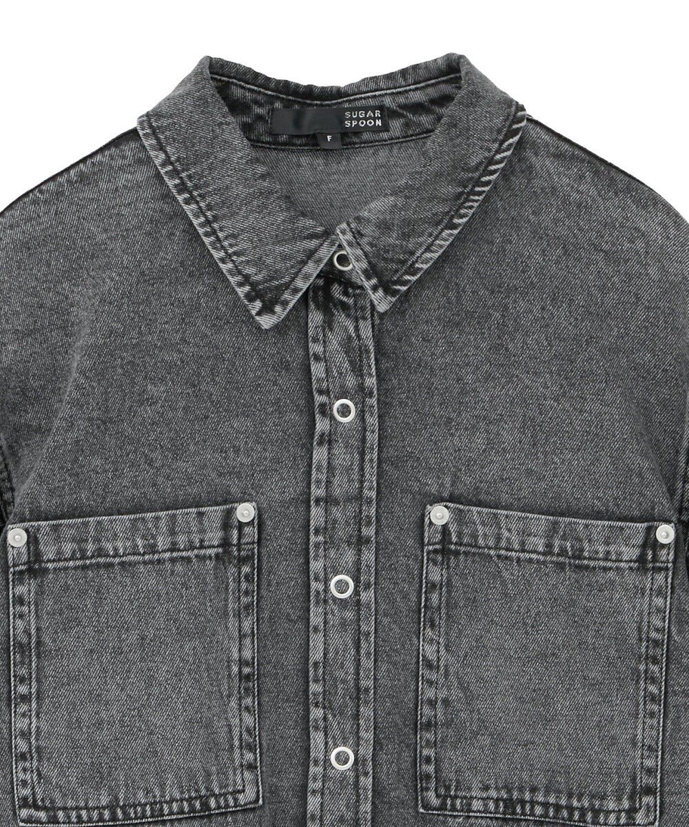 Green Parks ・ＳＵＧＡＲ　ＳＰＯＯＮ　ボリュームスリーブデニムシ 