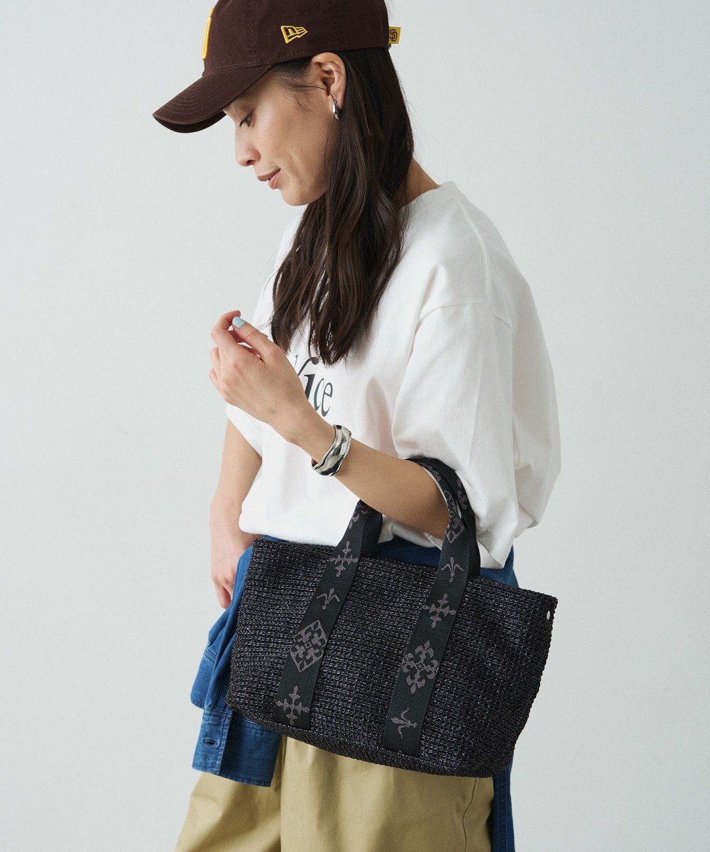 russet ナイロンラフィアデイリーミニトートバッグ(CE-1712) 