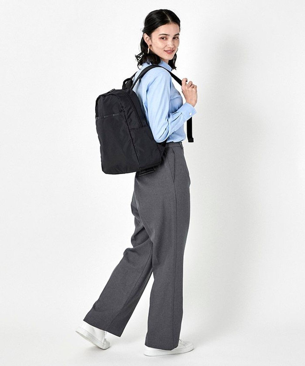 LeSportsac DAILY BACKPACK/リサイクルドブラックJP 