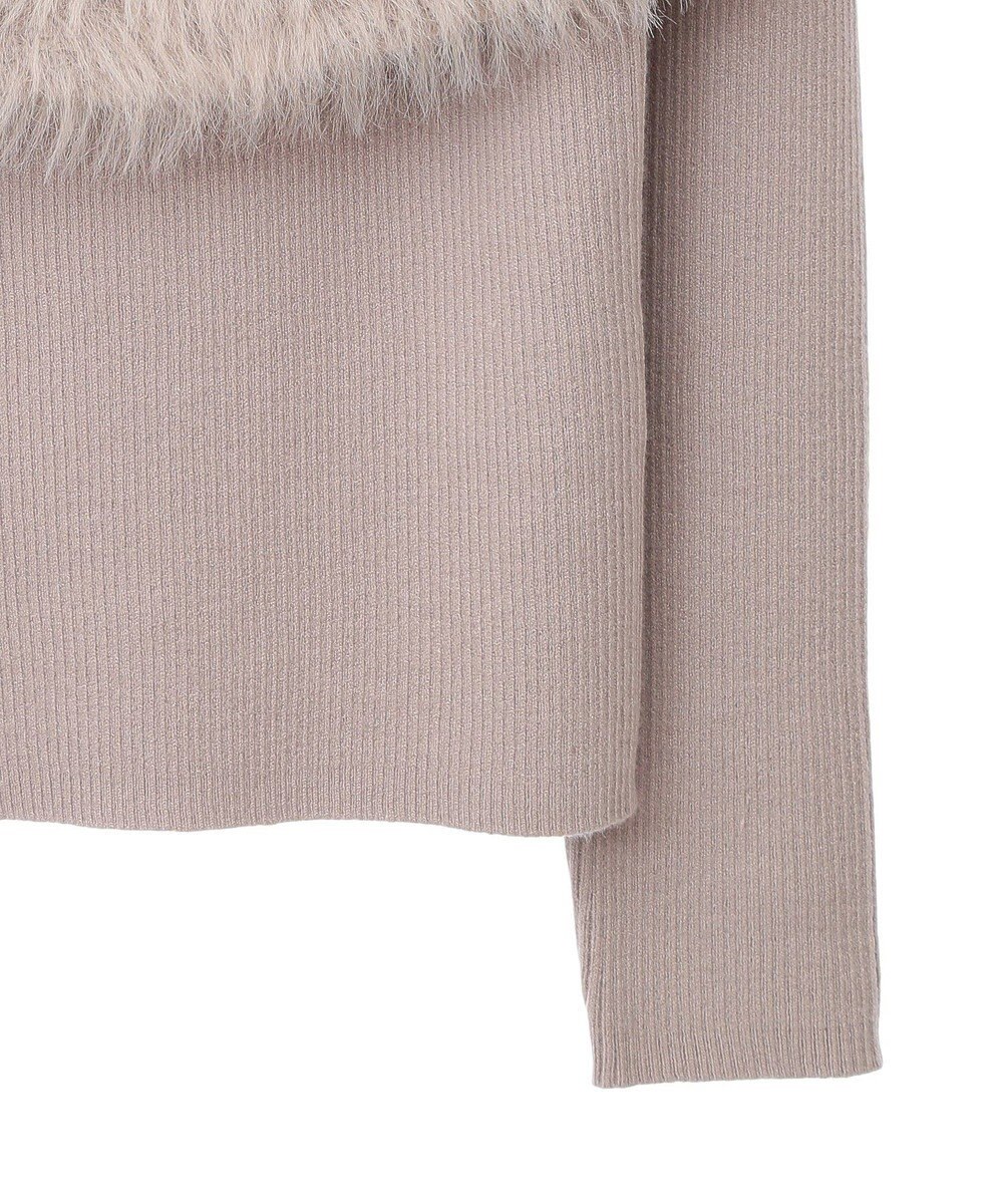 earth music&ecology ＳＥＴ２点ケープ＋リブニットプルオーバー 