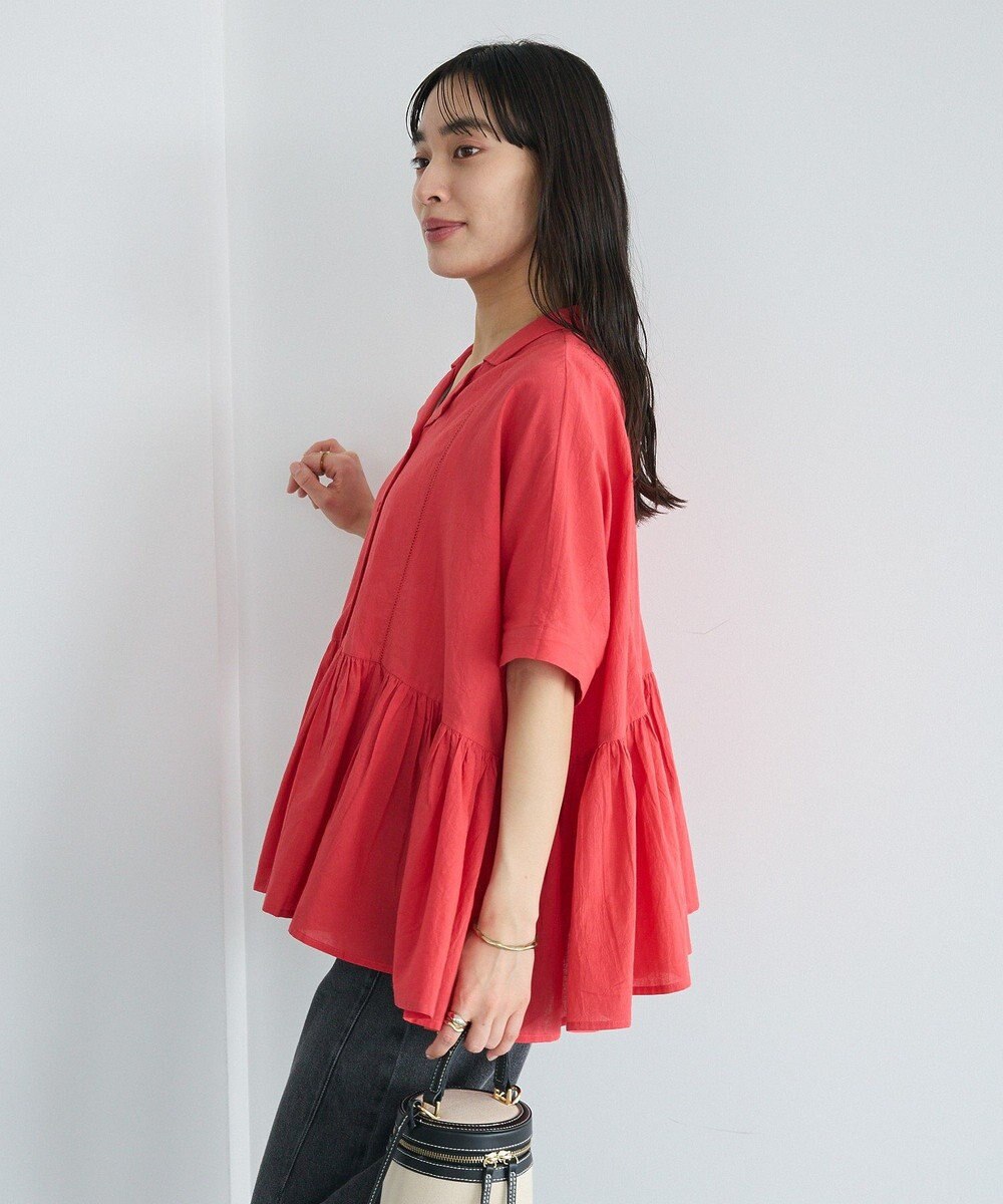 CRAFT STANDARD BOUTIQUE インド製 ペプラムブラウス 