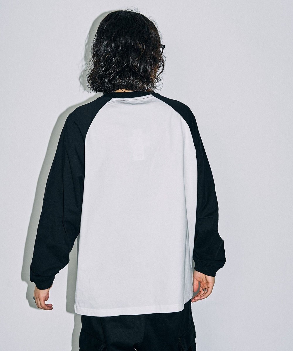 WEGO 【ユニセックス着用ITEM】ラグラングラフィックBIGロンT 