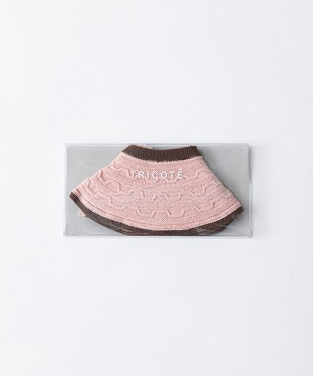 TRICOTE ケーブル柄ニットスタイ 