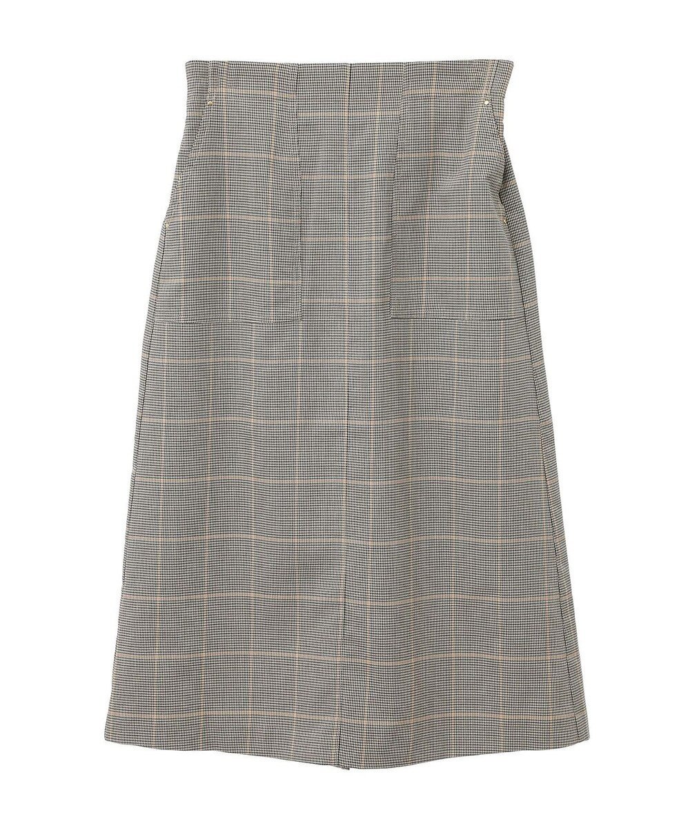 Green Parks きれいシルエットチェックＡラインスカート 