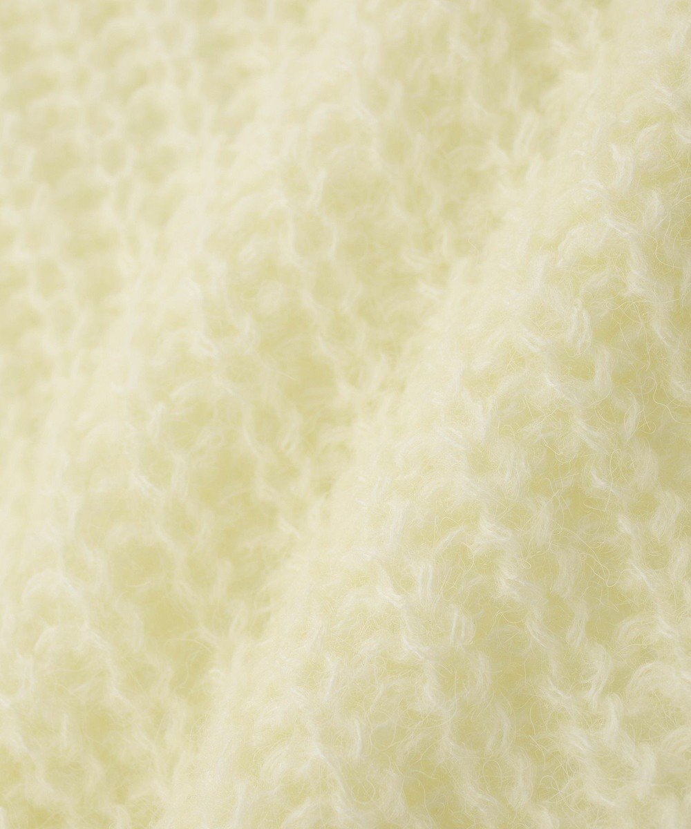 AMERICAN HOLIC モヘヤ風シアー半袖ニットトップス 