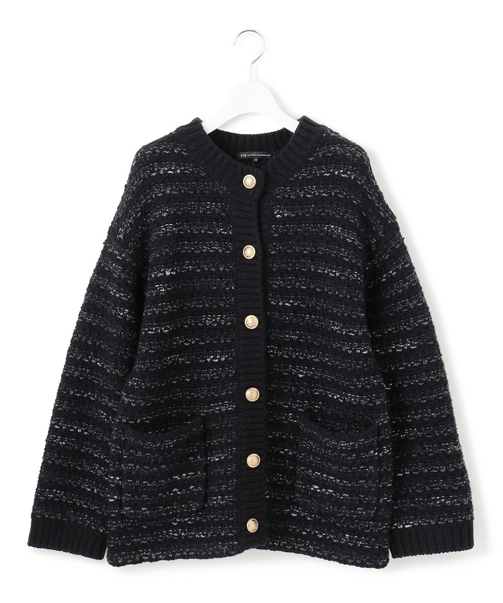 23区 ツイードニット ジャケット 