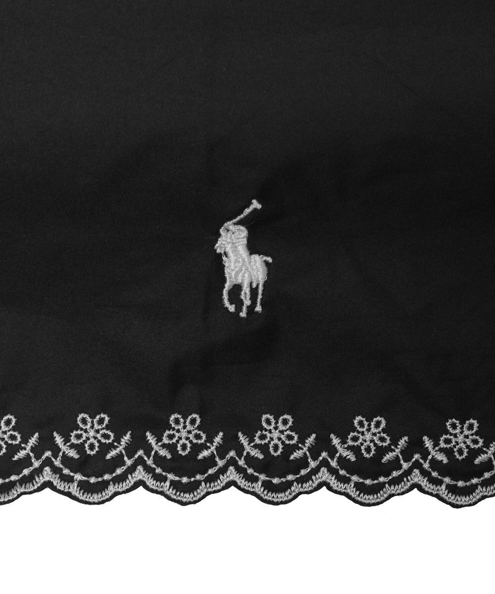 MOONBAT POLO RALPH LAUREN（ポロ ラルフローレン）晴雨兼用日傘 無地 刺繍 遮光率100% 遮熱 UV 