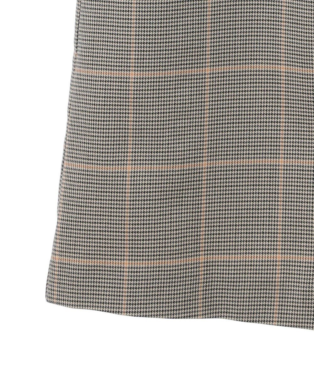 Green Parks きれいシルエットチェックＡラインスカート 