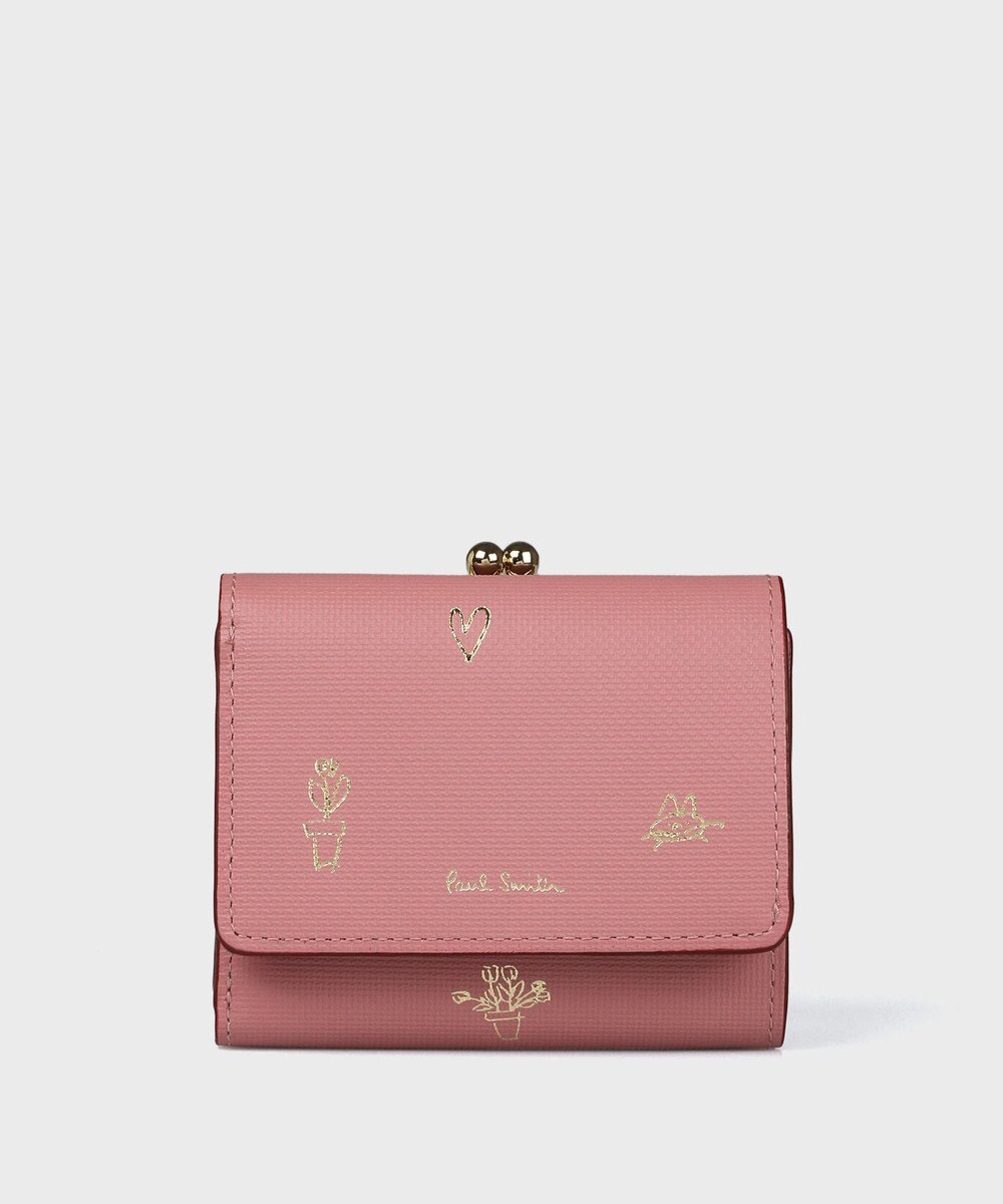Paul Smith ミックスドゥードゥル ３つ折りがま口財布 