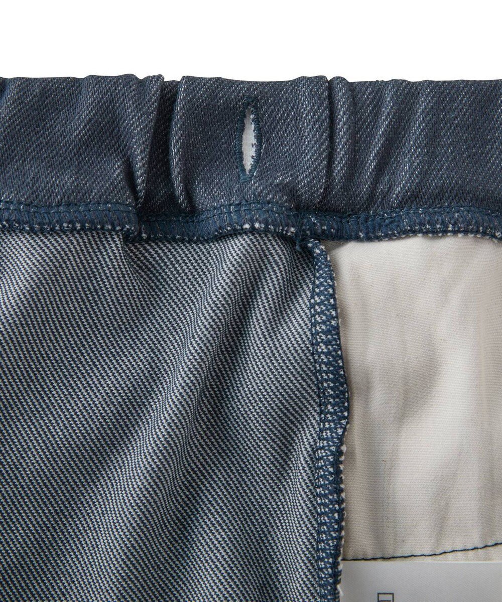 MIKI HOUSE HOT BISCUITS 【80-120cm】【Everyday Series】ワンポイント ストレッチ6分丈パンツ 