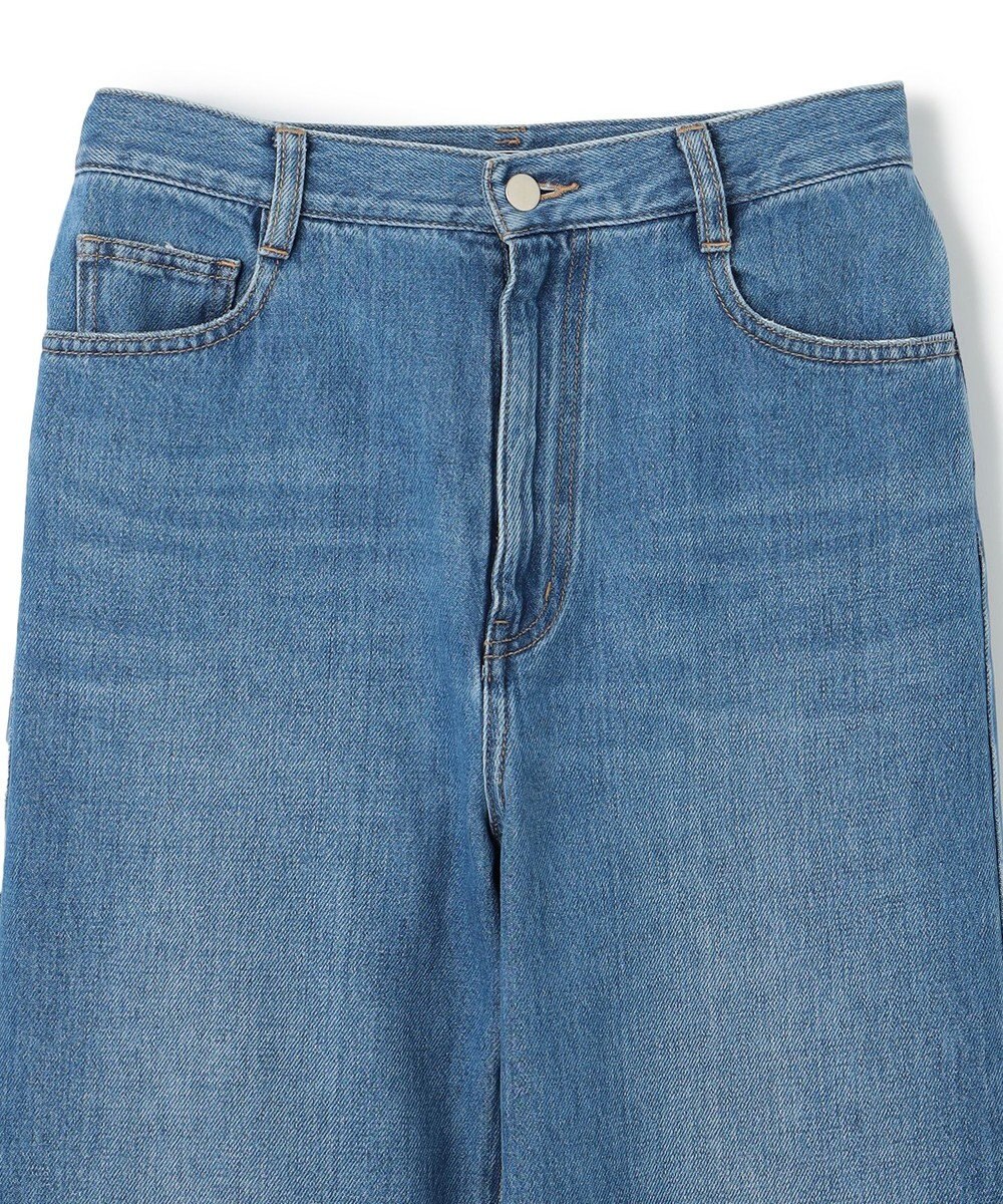 BEIGE， 【洗える】NAVIGLIO / フルレングスデニムバギーパンツ 