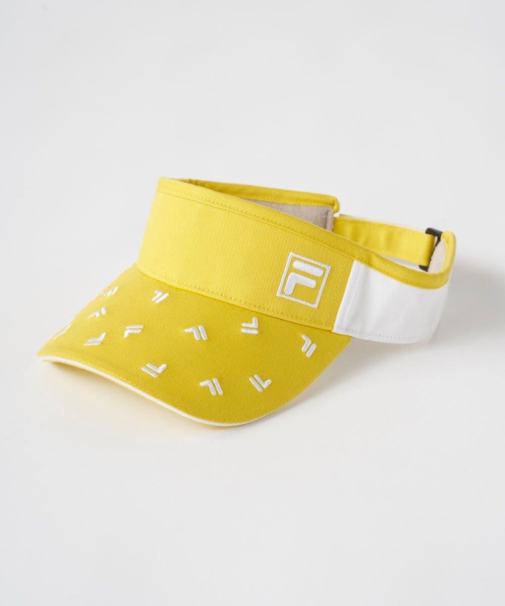 FILA GOLF／marie claire 【FILA GOLF】 総柄サンバイザー 