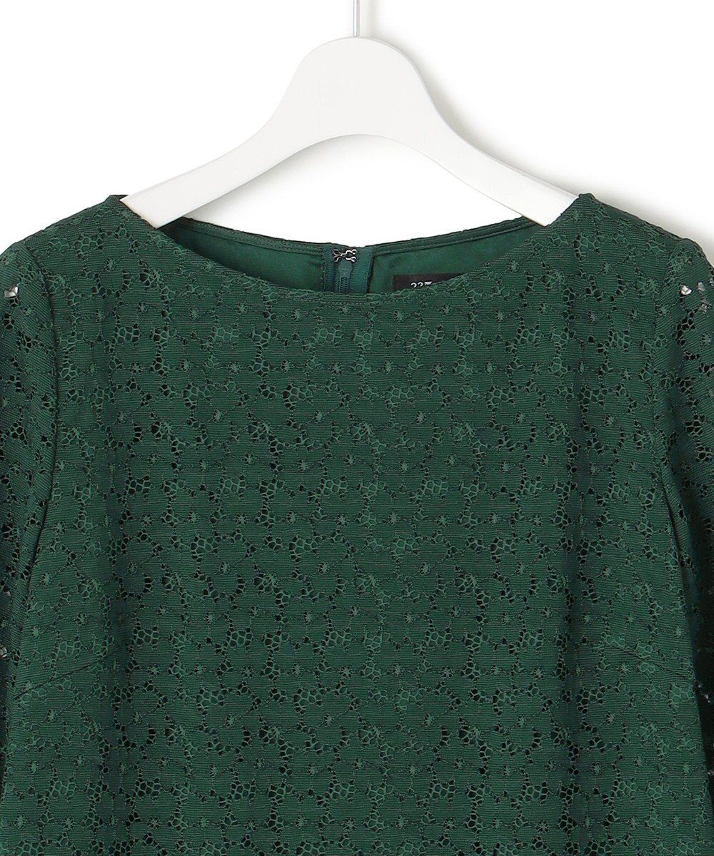 23区 【APPLAUDIR】オプティカルフラワーレース ドレス 