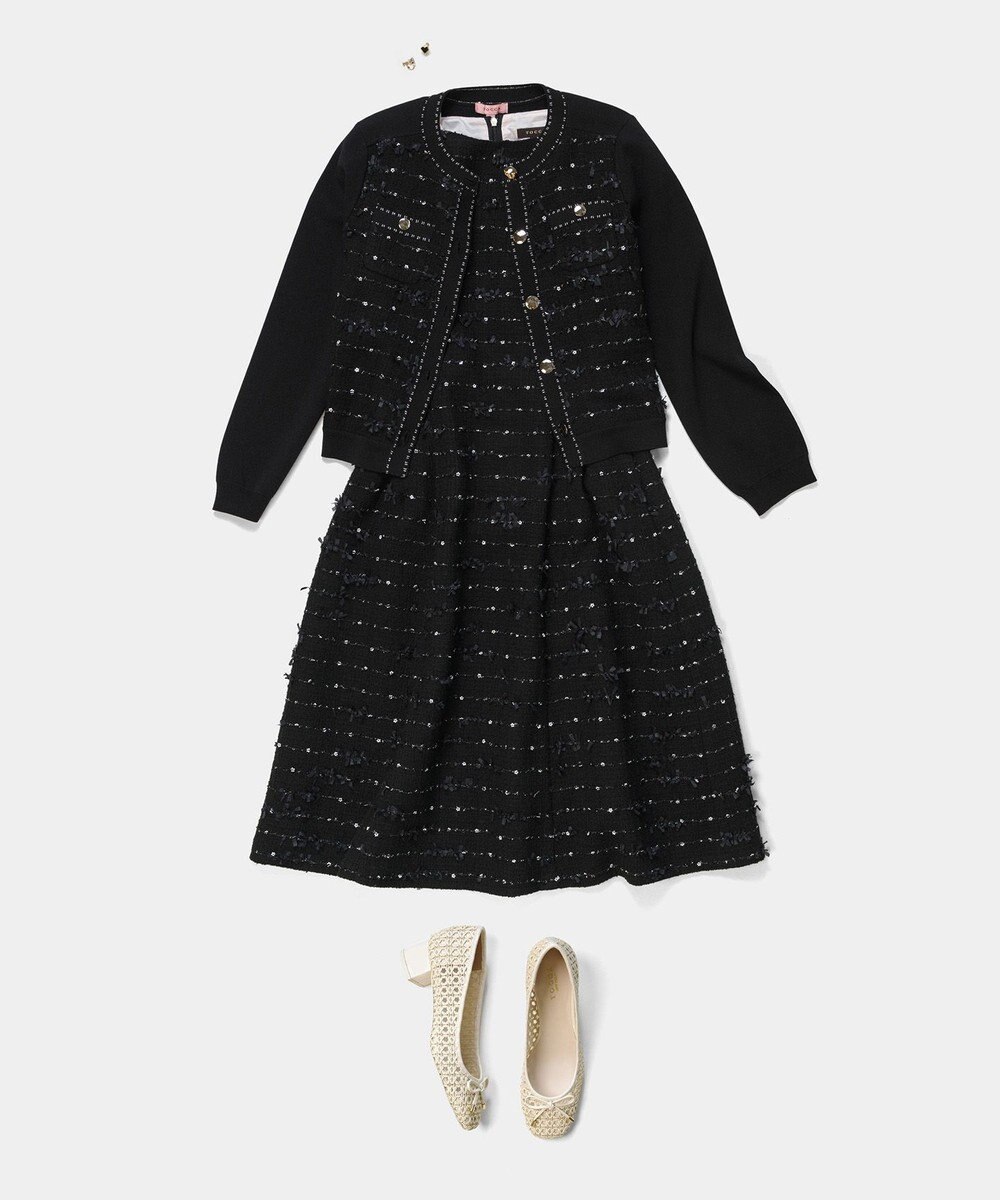 TOCCA 【宮本茉由さん着用】FLOWER HIDE AND SEEK ドレス 