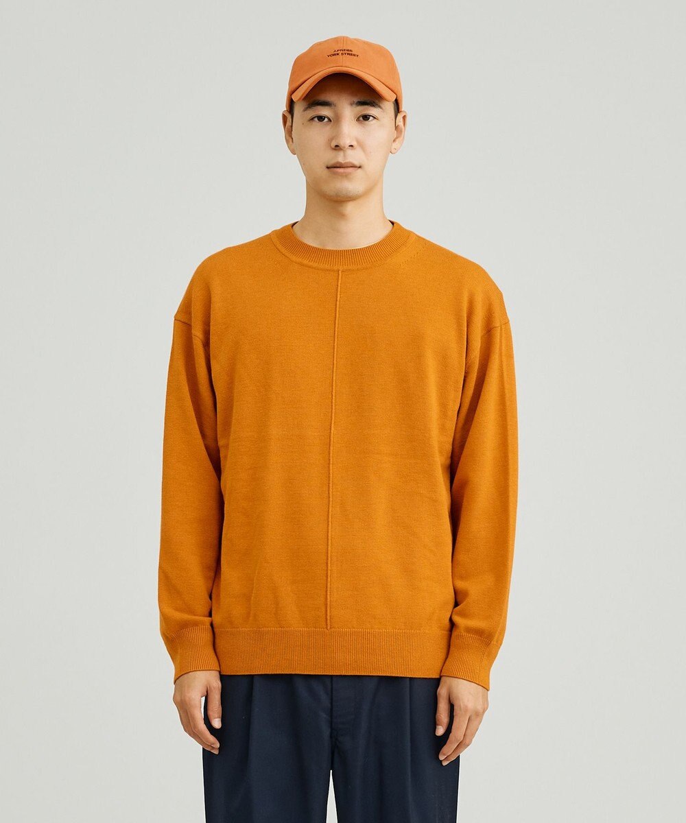 J.PRESS YORK STREET 【UNISEX】ANTI PILLING WOOL クルーネックニット 