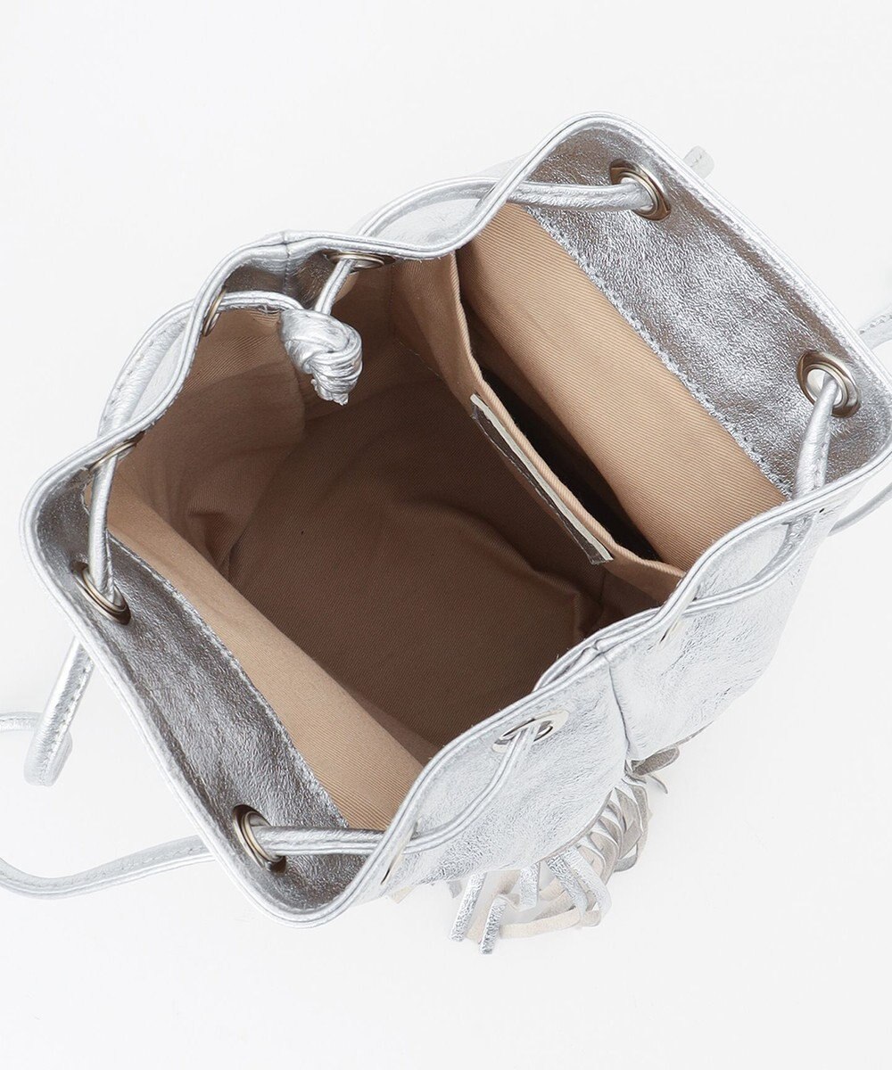 23区 MARCO MASI レザー フリンジ 巾着 バッグ 