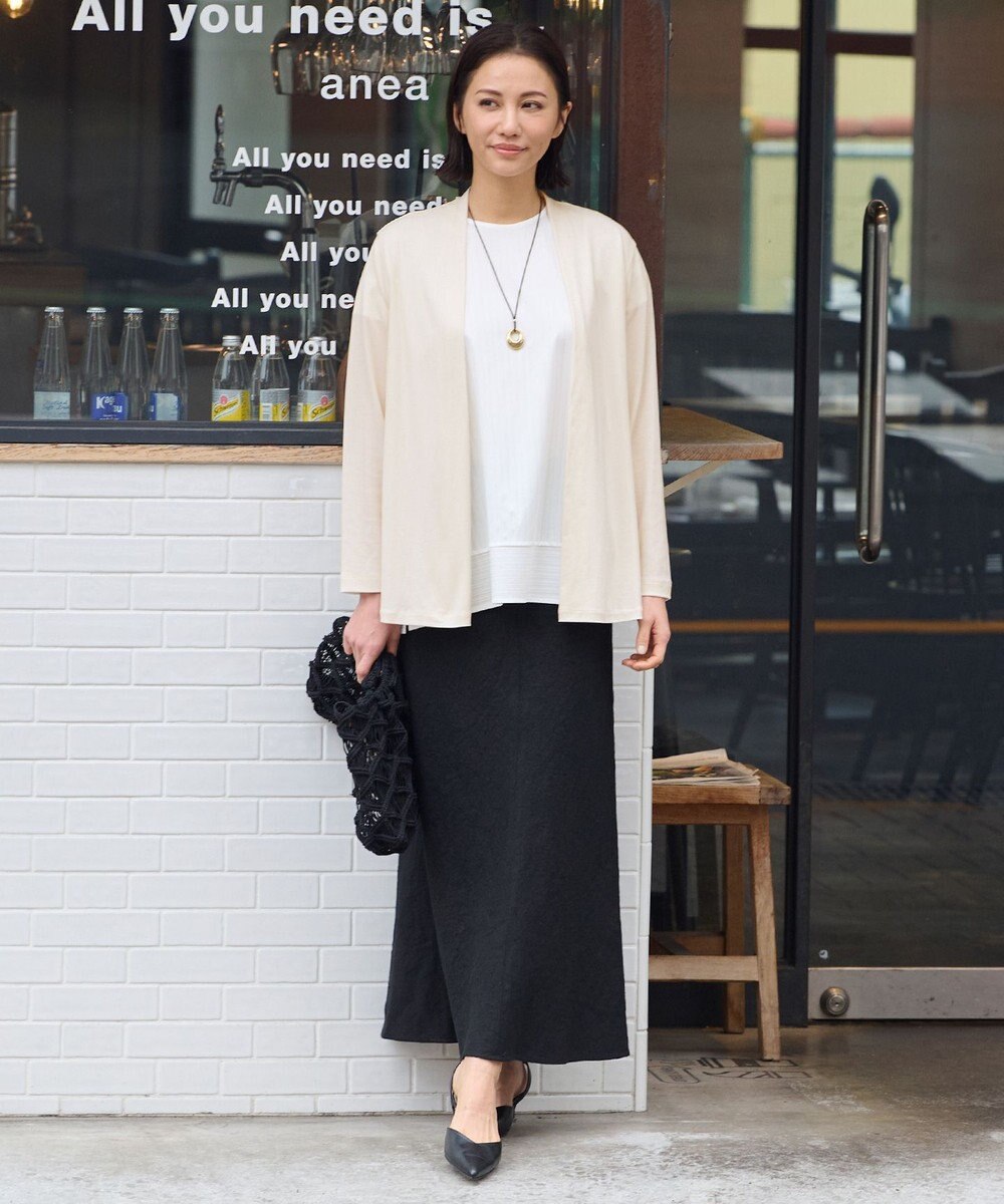 自由区 【好評につき新色追加・接触冷感・UVカット・洗える・XSサイズあり】ハンディカーディガン ミドル丈 