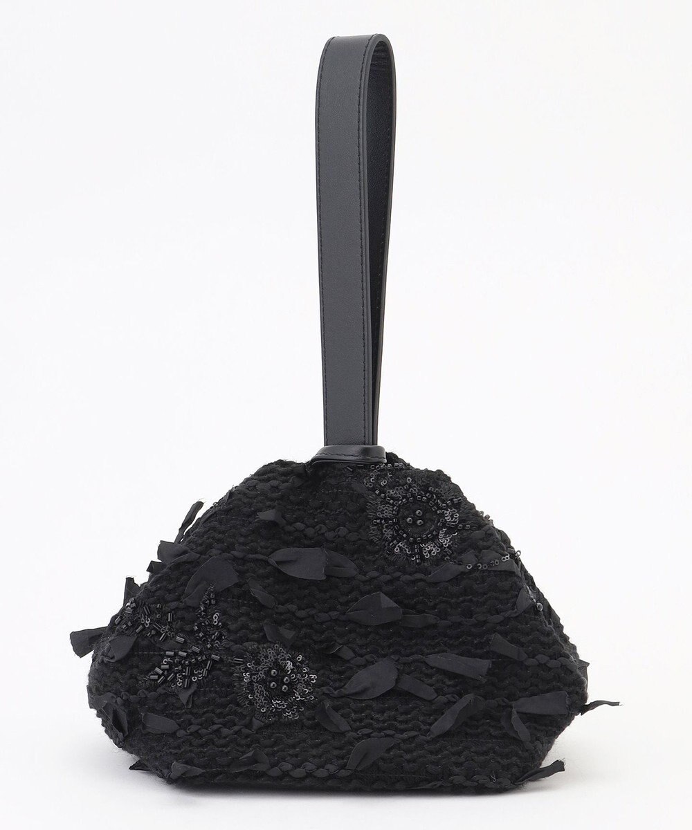 自由区 【カトリエムブーケ】Tweed a fleurs et rubans     ミニバッグ 