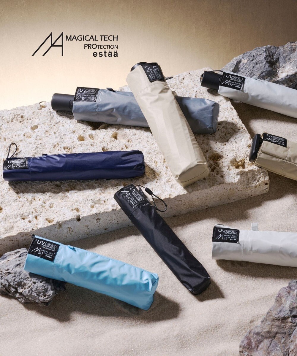 MOONBAT 【遮光100％/超軽量/耐久性】マジで軽い傘 晴雨兼用 折りたたみ日傘 マジカルテックプロテクション Tough 12 rib 55cm 