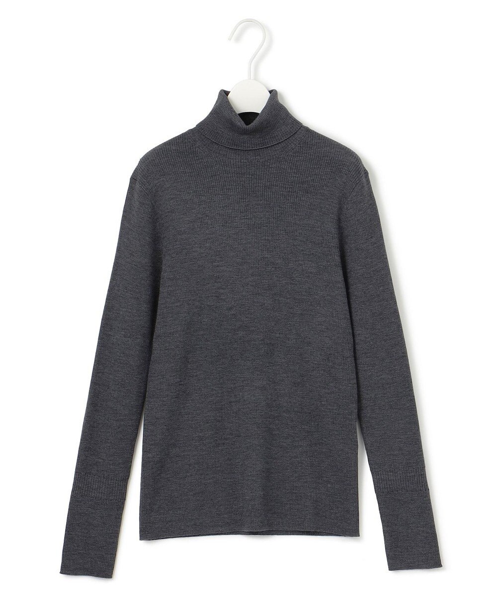 ICB 【CLASSY.1月号掲載・新色追加・洗える】エクストラファインメリノ タートルネックプルオーバー 