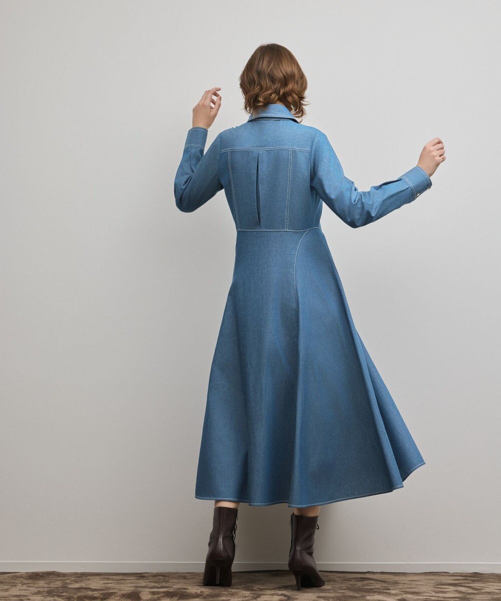 GRACE CONTINENTAL シャツフレアワンピース 