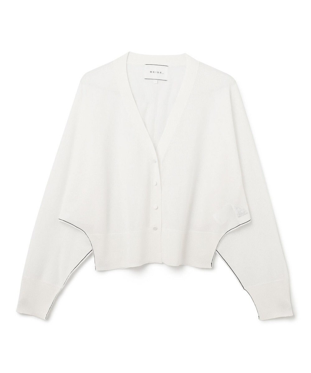 BEIGE， 【洗える】MOISE / 2WAYドルマンカーディガン 