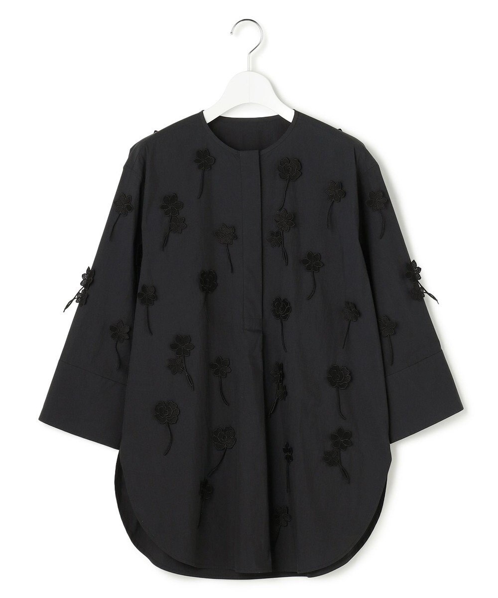 23区 【GOLD LABEL】エンブロイダリータイプライター ブラウス 