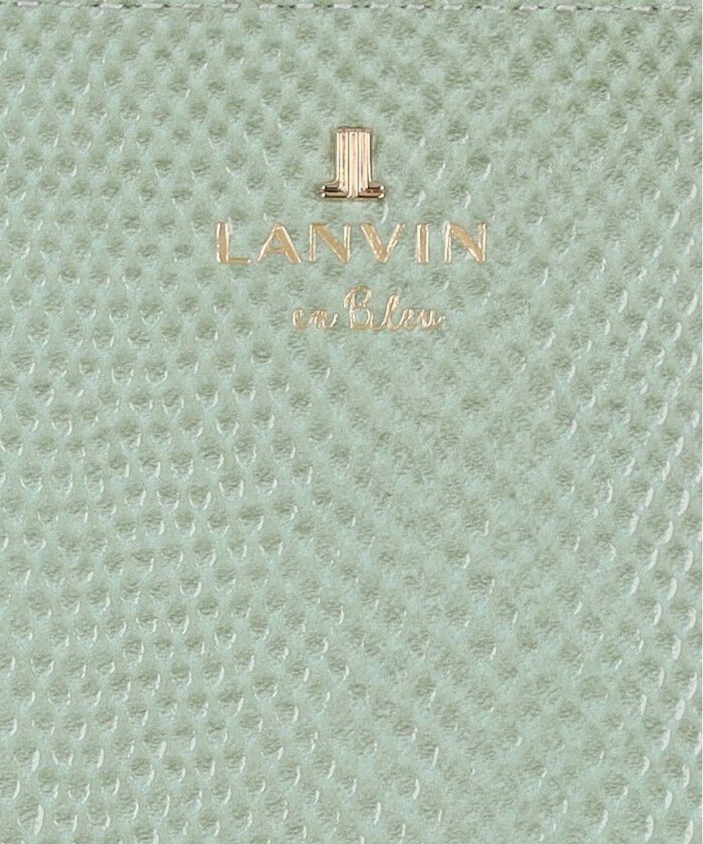 LANVIN en Bleu マゼンダ Lファスナー二つ折り財布 
