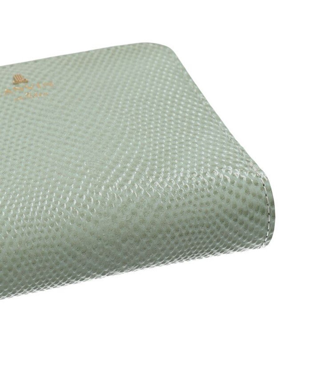 LANVIN en Bleu マゼンダ Lファスナー二つ折り財布 