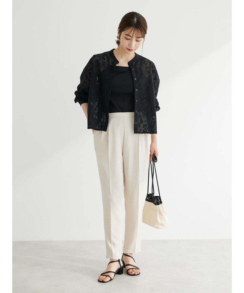 Green Parks ・ＥＬＥＮＣＡＲＥ　ＤＵＥ　バンドカラーレースシャツ 