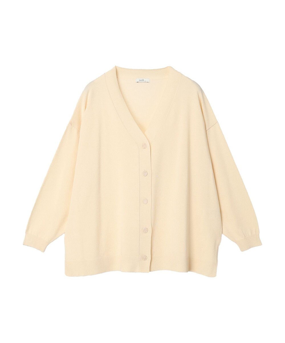 earth music&ecology Ｖネックビッグシルエットカーディガン 