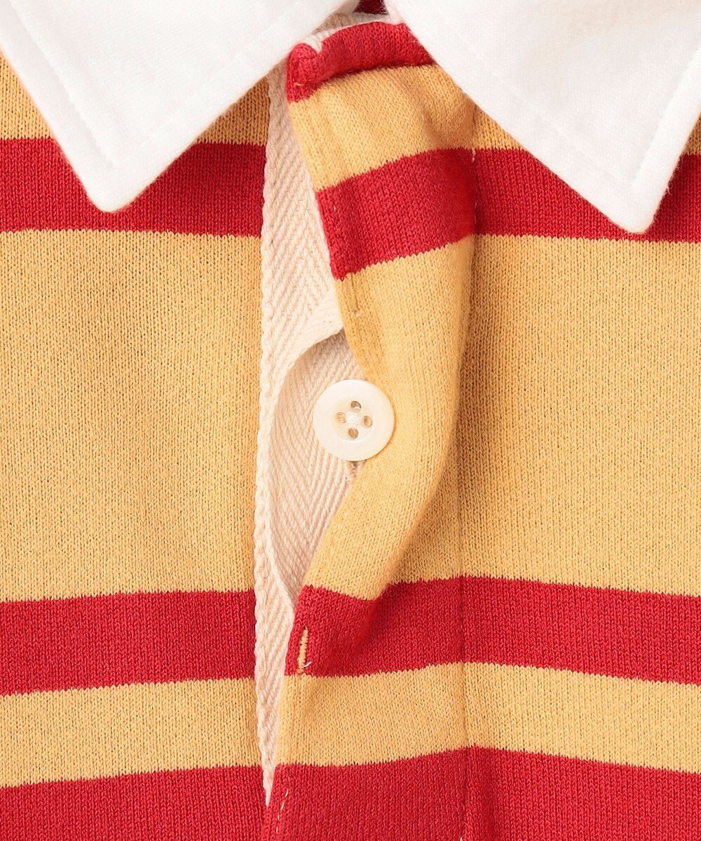 J.PRESS MEN ソフトタッチコットンマルチボーダー ラガーポロシャツ 