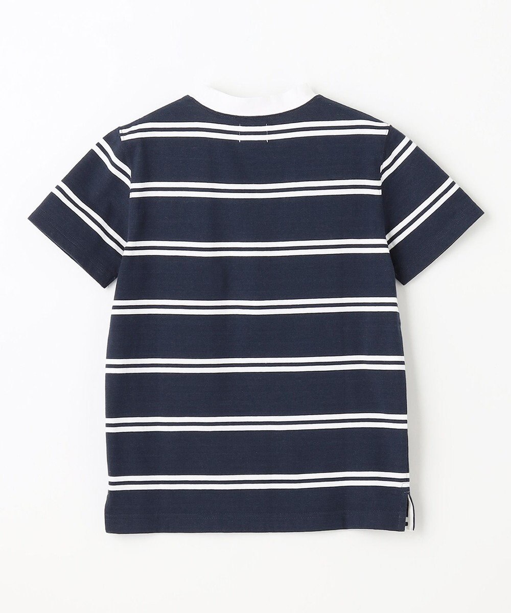 J.PRESS KIDS 【110-130cm】ハウス刺繍ボーダー Ｔシャツ 