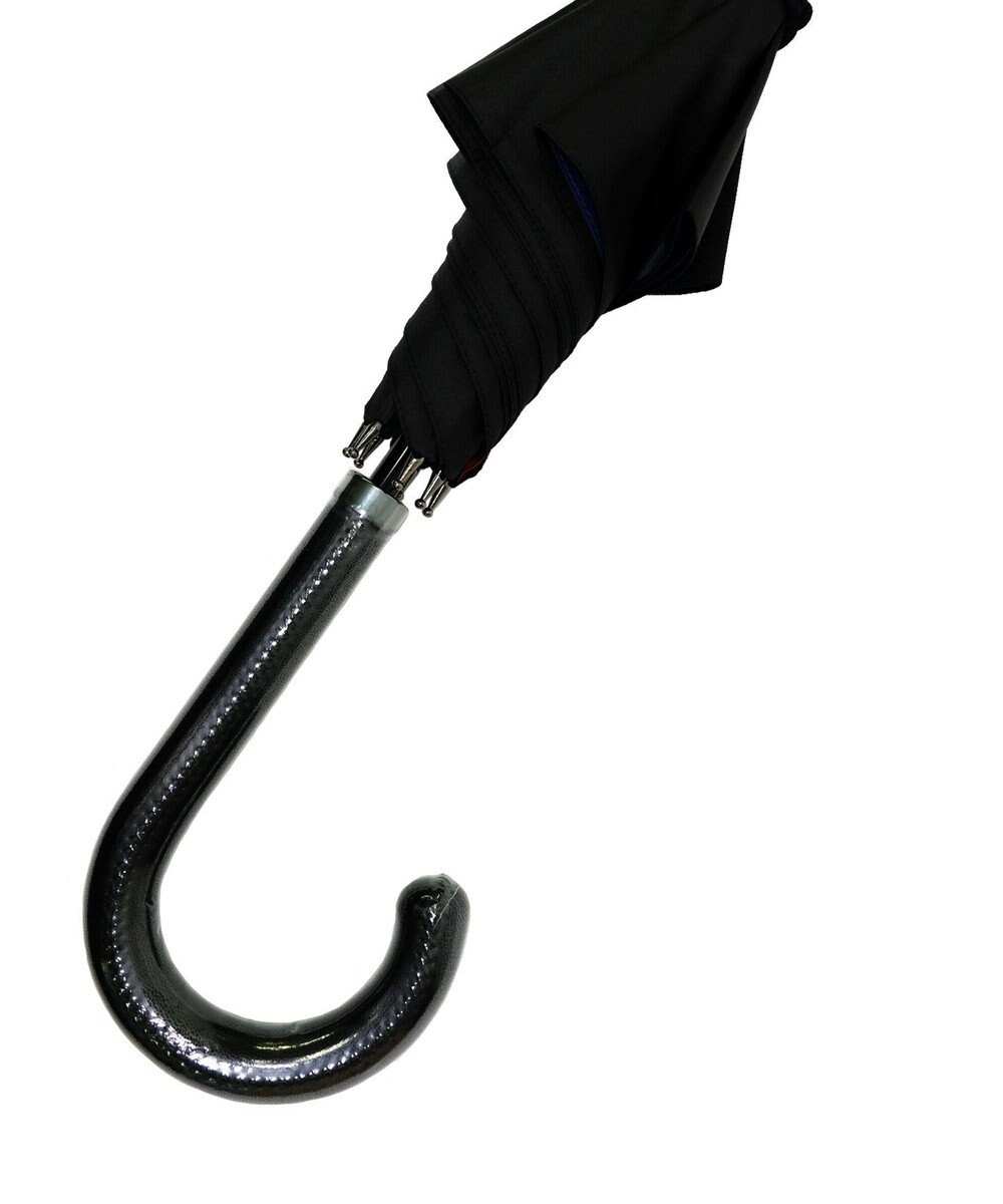 +RING 【プラスリング】【UVカット90%以上】 メンズ向け 雨傘（長）65cm UNION JACK T1329 2重張り傘 