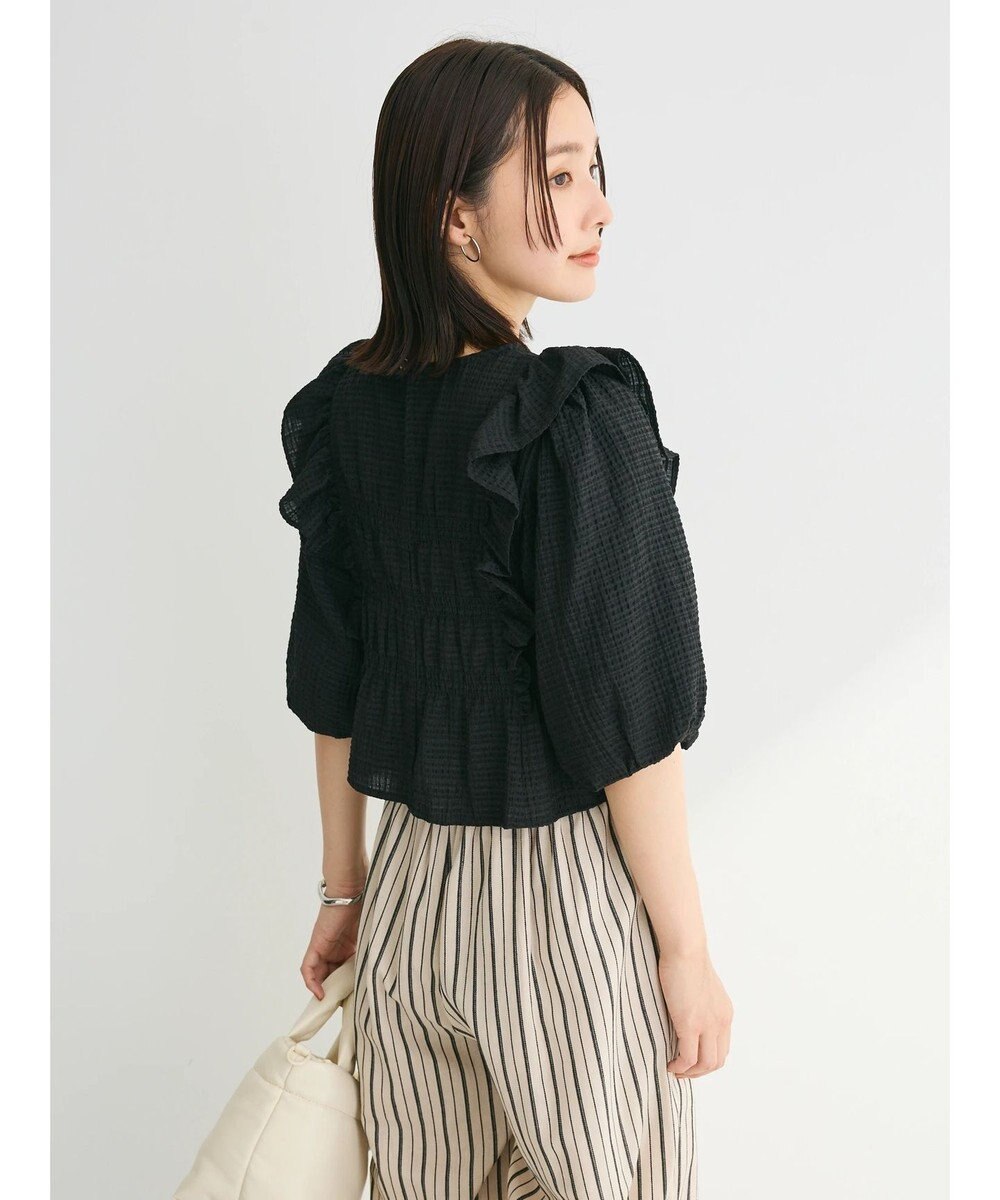 Green Parks ・ＥＬＥＮＣＡＲＥ　ＤＵＥ　シャドーチェックブラウス 