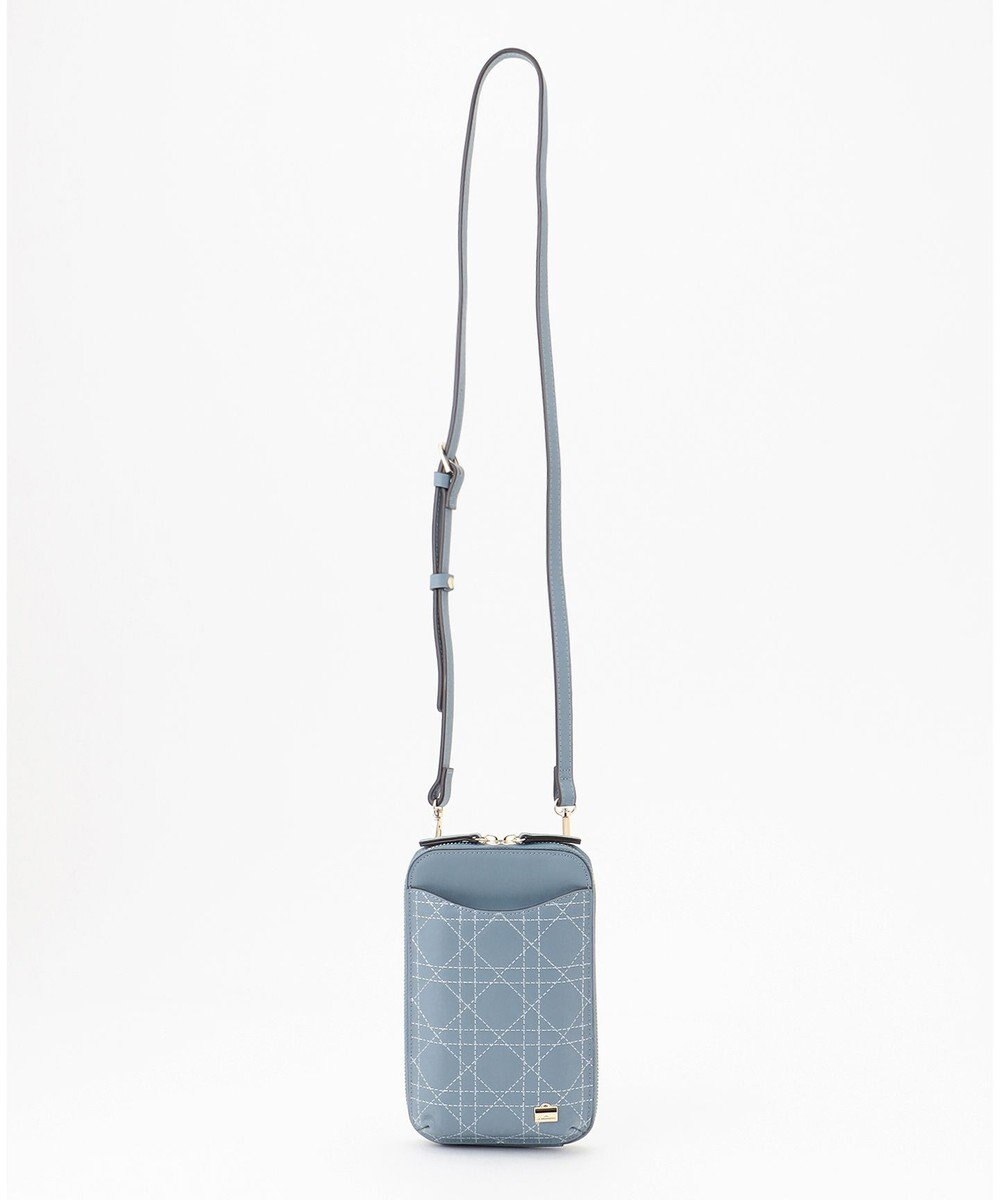 LA BAGAGERIE 【レザー×ステッチ】スマホポシェット 