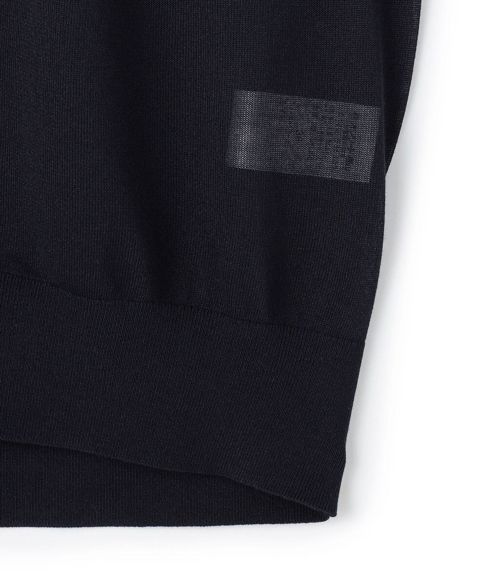 23区 【先行予約】シャイニーシアーニット ジップアップ パーカー 