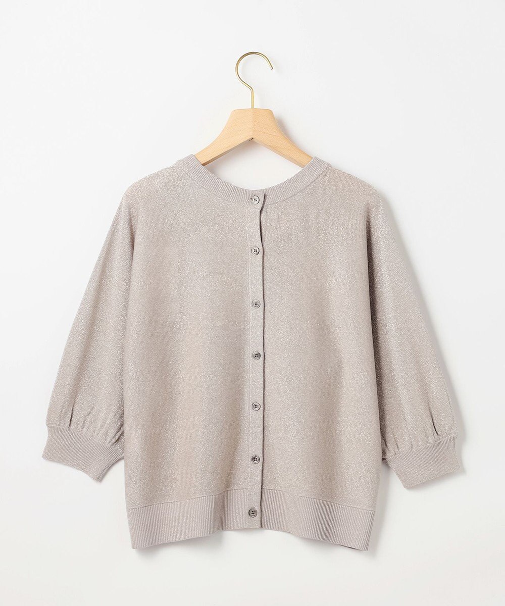 組曲 L 【先行予約・前後着用可】ドルマンスリーブライトラメ ニット 