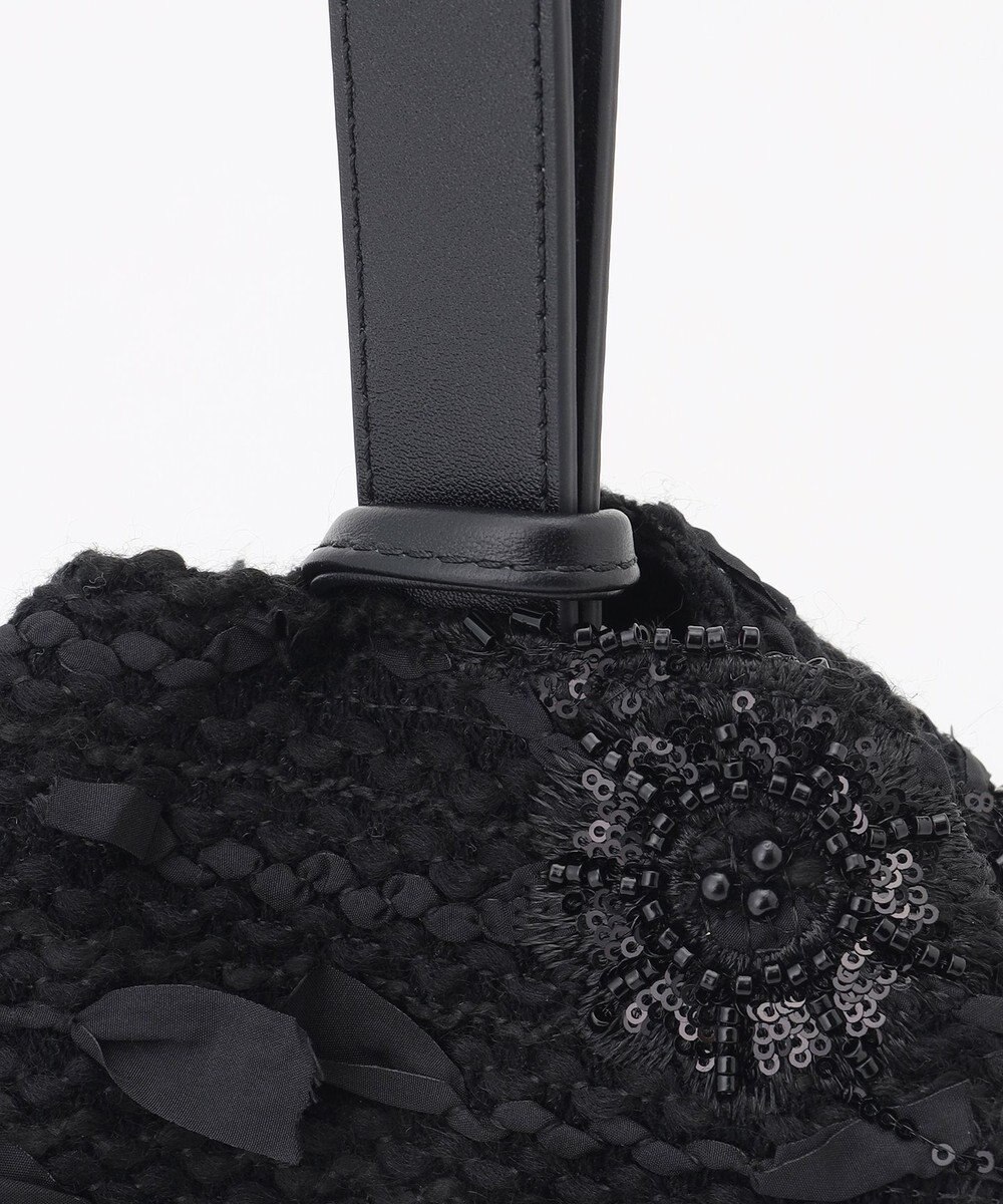 自由区 【カトリエムブーケ】Tweed a fleurs et rubans     ミニバッグ 