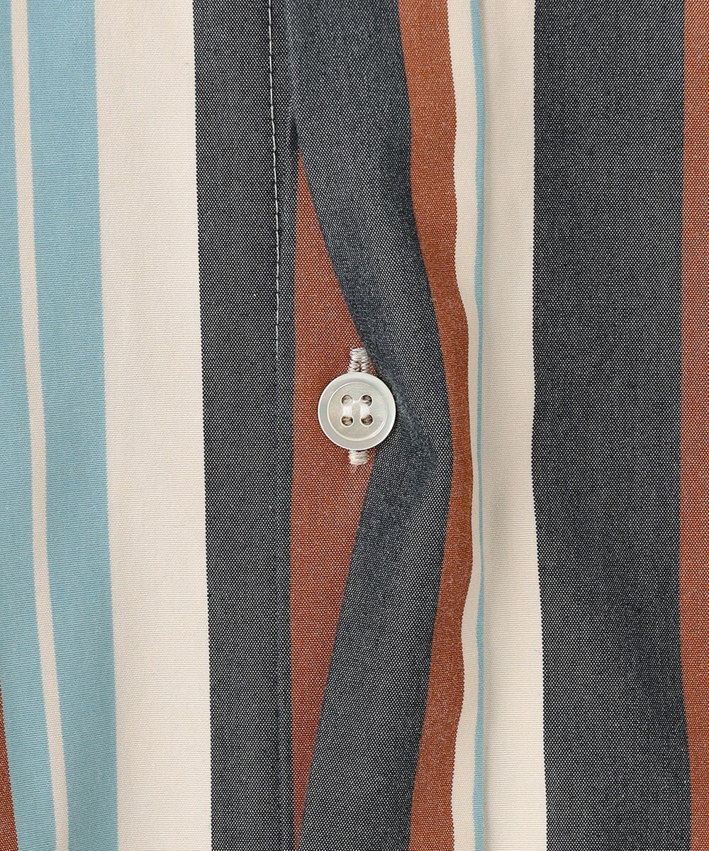 NAVE 【Nave 　洗える】ワイドストライプ ブラウス 