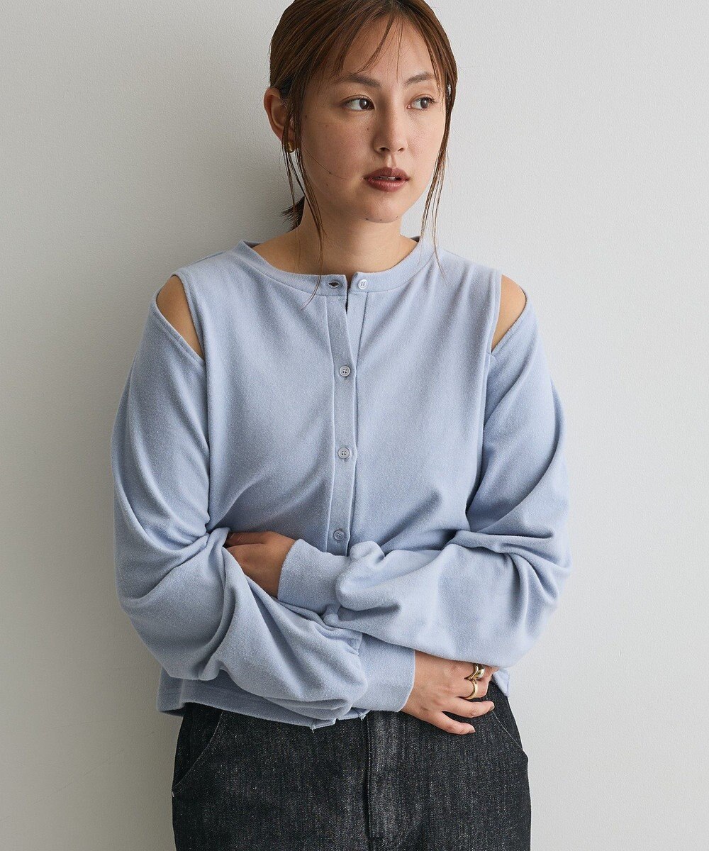 CRAFT STANDARD BOUTIQUE カットアウトデザインカーディガン 
