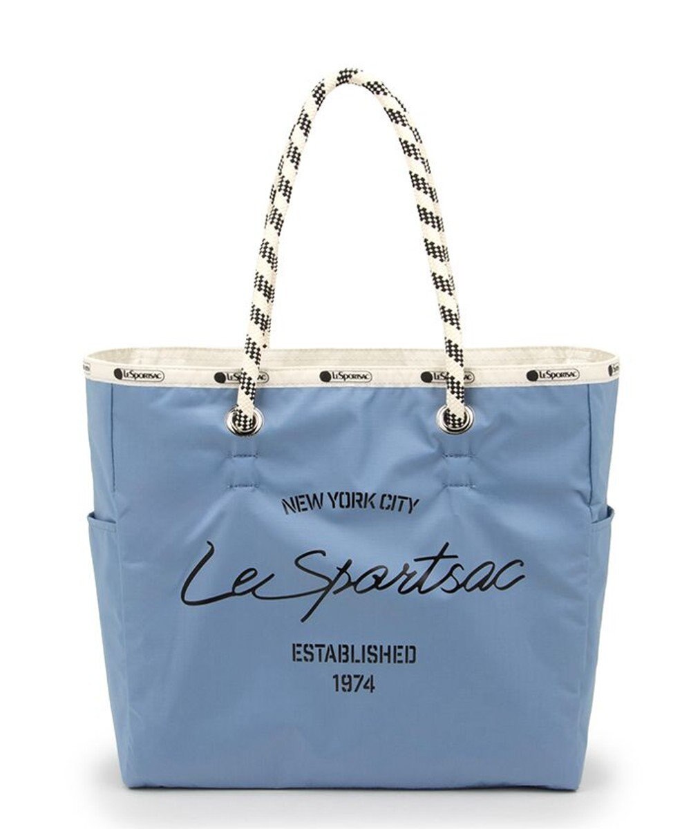 LeSportsac ML 2 WAY TOTE        /2ウェイスレートブルー/パールシャイン 