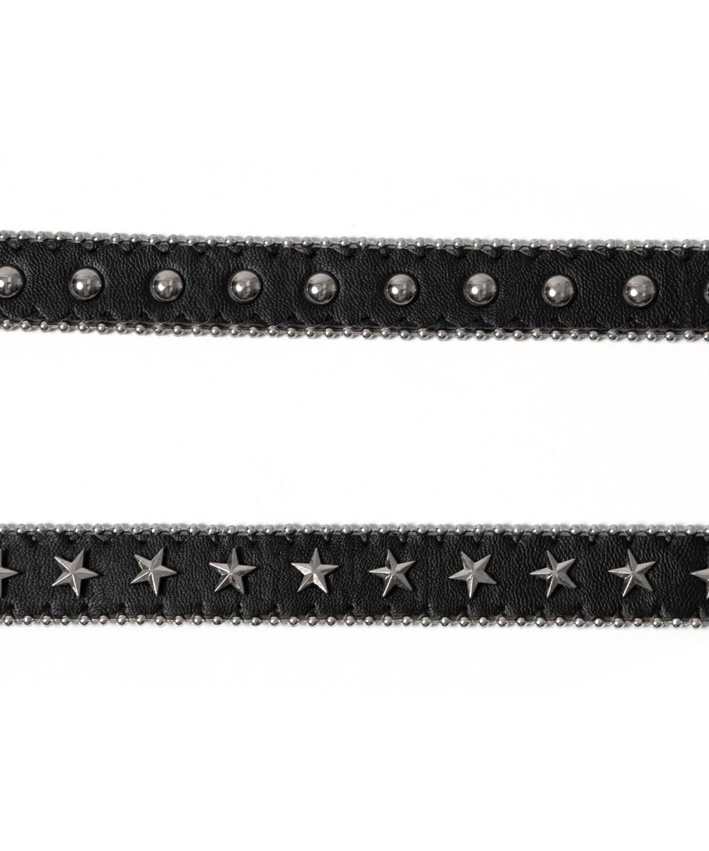 WEGO Lウエスタンバックルスタッズ付ベルト 