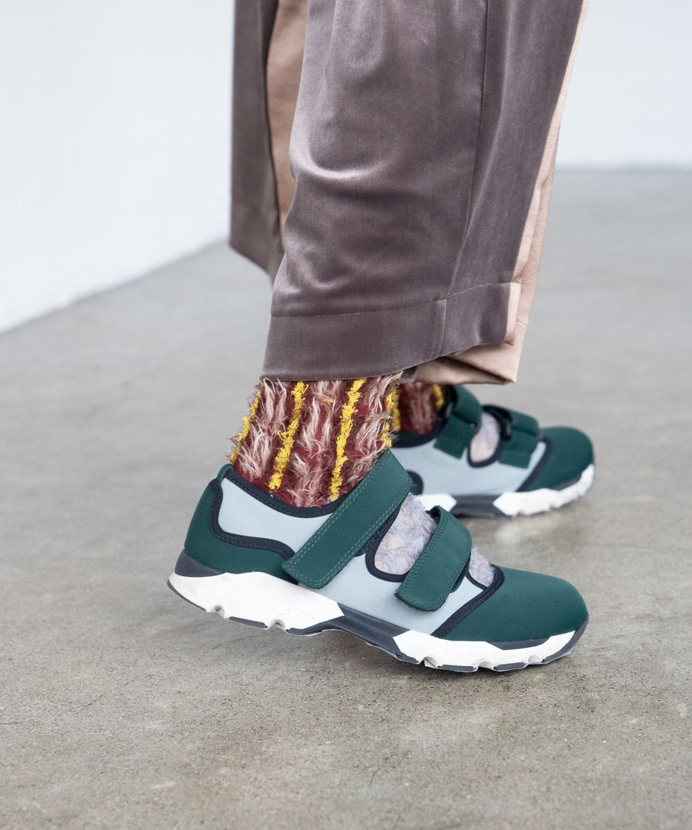 COQ BAMBI DOTS リバーシブルファーソックス 